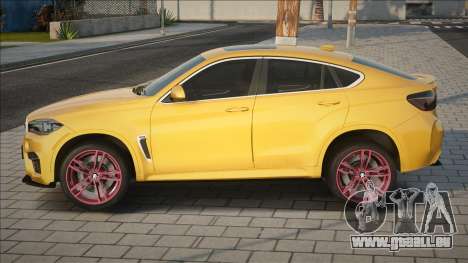 BMW X6m [Yellow] für GTA San Andreas