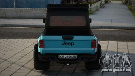 Jeep Gladiator Rubicon 2021 UKR Plate für GTA San Andreas