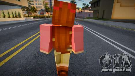 Mecgrl3 Minecraft Ped pour GTA San Andreas