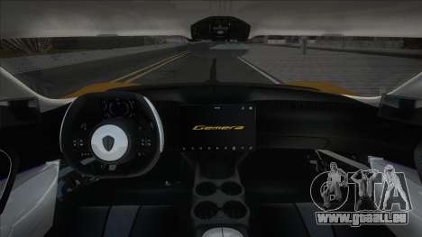 Koenigsegg Gemera Wide Body CCD pour GTA San Andreas