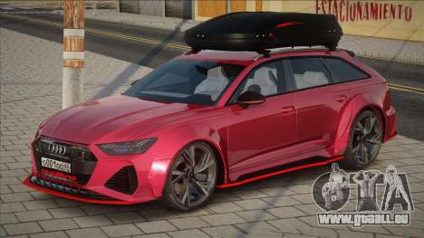 Audi RS6 C8 Red pour GTA San Andreas