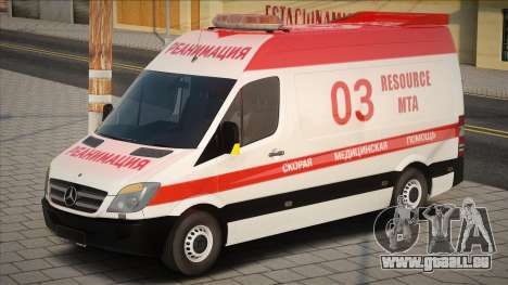 Mercedes-Benz Ambulance pour GTA San Andreas
