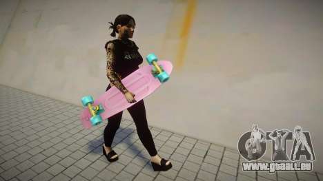 Skateboard rose pour GTA San Andreas
