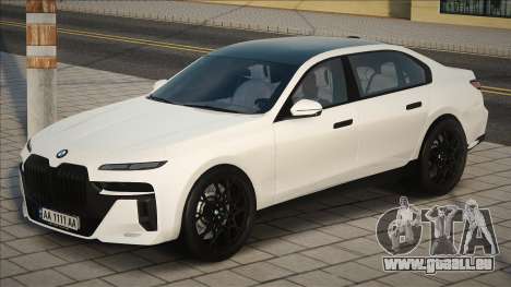 BMW 7-Series 2023 (G70 M70) new saloon pour GTA San Andreas