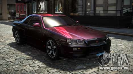 Nissan Skyline R34 E-Limited S4 pour GTA 4