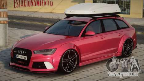 Audi RS6 Avant UKR Plate pour GTA San Andreas