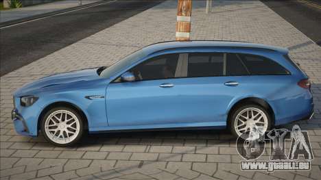 Mercedes-Benz E63s AMG Wagon [Blue] pour GTA San Andreas