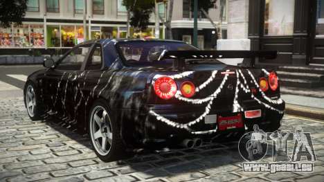 Nissan Skyline R34 E-Limited S11 pour GTA 4