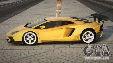 Lamborghini Aventador Yellow für GTA San Andreas