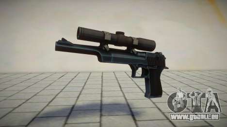 Long Muzzle Desert Eagle (Meryl Gun) - MGS4 v1 für GTA San Andreas