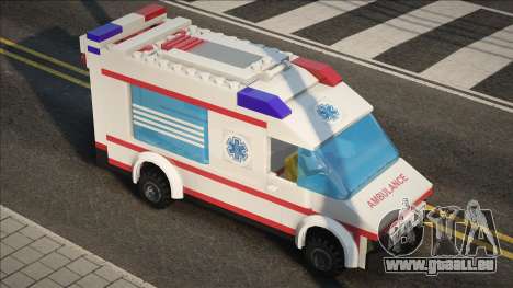 Lego Ambulance [CCD] pour GTA San Andreas
