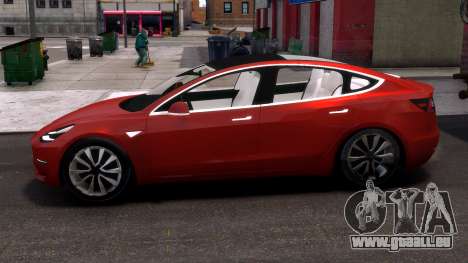 2018 Tesla Model 3 High Quality für GTA 4