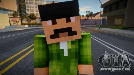 Psycho Minecraft Ped pour GTA San Andreas