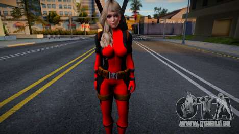 DOAXVV Amy - Lady Deadpool Outfit für GTA San Andreas