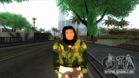 Militärische Mädchen-Tarnung für GTA San Andreas