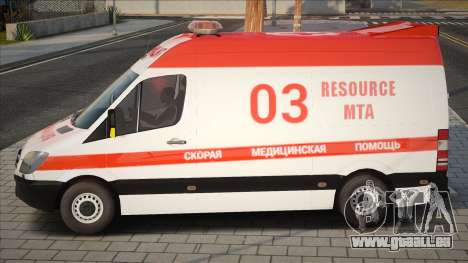Mercedes-Benz Ambulance pour GTA San Andreas