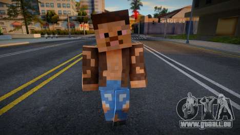 Swmotr3 Minecraft Ped pour GTA San Andreas
