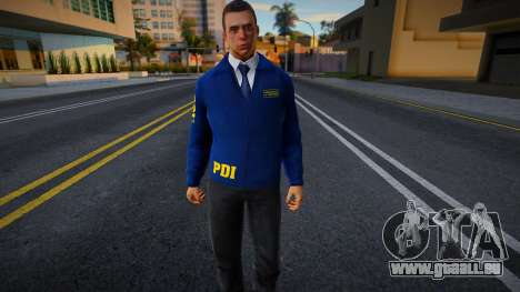 Policier en costume pour GTA San Andreas