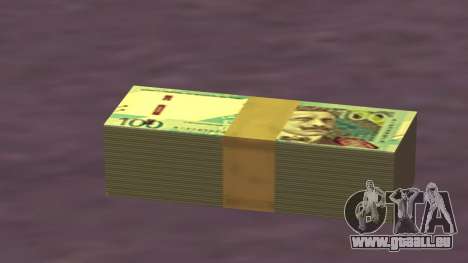 Liasse de 100 billets de sole péruviens v2 pour GTA San Andreas