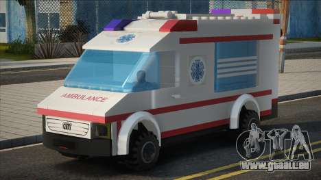 Lego Ambulance [CCD] pour GTA San Andreas