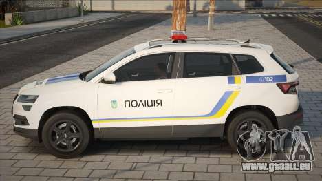 Skoda Karoq 2017 Polizei der Ukraine für GTA San Andreas