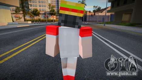 Wfyburg Minecraft Ped pour GTA San Andreas