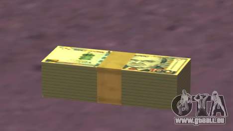 Liasse de billets péruviens de 100 soles pour GTA San Andreas