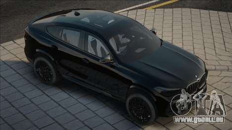 BMW X6m 2022 [Black] pour GTA San Andreas