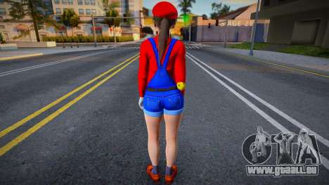 DOAXVV Sayuri - Super Mario Outfit v1 pour GTA San Andreas