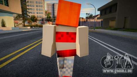 Vbfyst2 Minecraft Ped pour GTA San Andreas