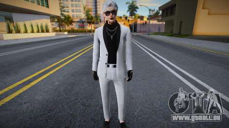 Skin Fivem White Phantom für GTA San Andreas