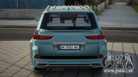 Lexus LX570 UKR Plate pour GTA San Andreas