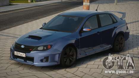 Subaru Impreza WRX STI 2011 Blue pour GTA San Andreas