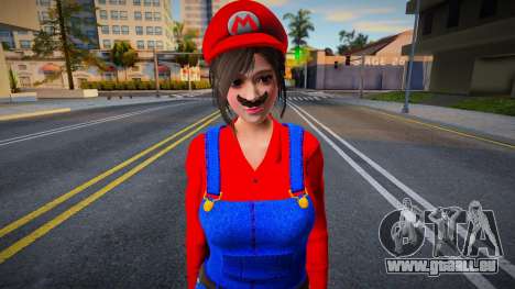 DOAXVV Sayuri - Super Mario Outfit v1 pour GTA San Andreas