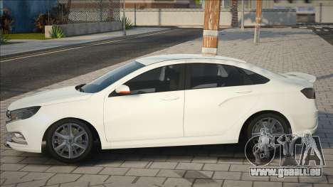 Lada Vesta Tuning White für GTA San Andreas