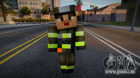 Sffd1 Minecraft Ped pour GTA San Andreas