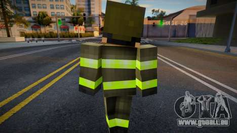 Sffd1 Minecraft Ped pour GTA San Andreas