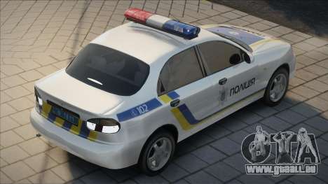 Daewoo Lanos Police d’Ukraine pour GTA San Andreas