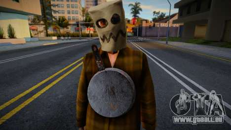 Homme sans-abri avec un sac sur la tête pour GTA San Andreas