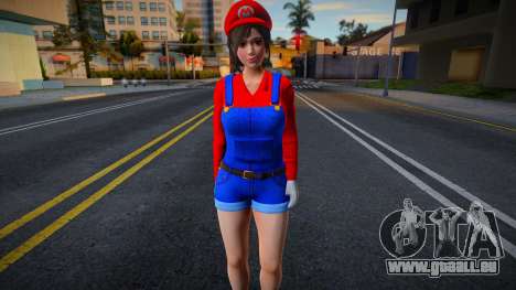 DOAXVV Sayuri - Super Mario Outfit v2 pour GTA San Andreas