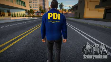 Policier en costume pour GTA San Andreas