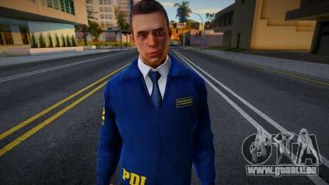 Policier en costume pour GTA San Andreas