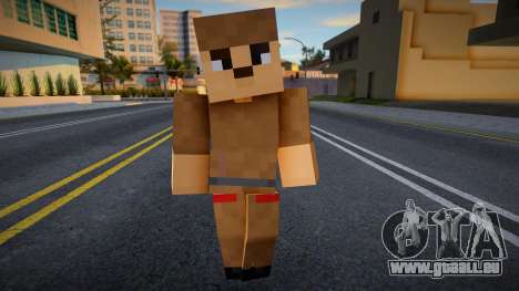 Janitor Minecraft Ped für GTA San Andreas