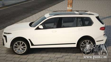 BMW X7 M60i 2023 White Ukr für GTA San Andreas