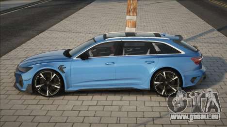 Audi RS6 2021 [Blue] pour GTA San Andreas