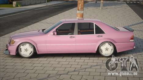 Mercedes-Benz W140 Tun [Pink] pour GTA San Andreas