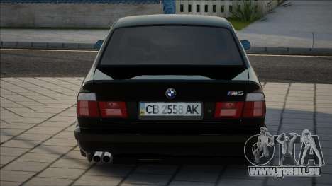 BMW M5 E34 Black pour GTA San Andreas