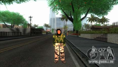 Militärische Mädchen-Tarnung für GTA San Andreas