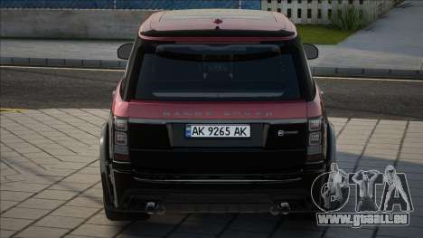 Range Rover SVAutobiography Ukr Plate für GTA San Andreas
