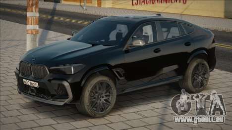 BMW X6m 2022 [Black] pour GTA San Andreas